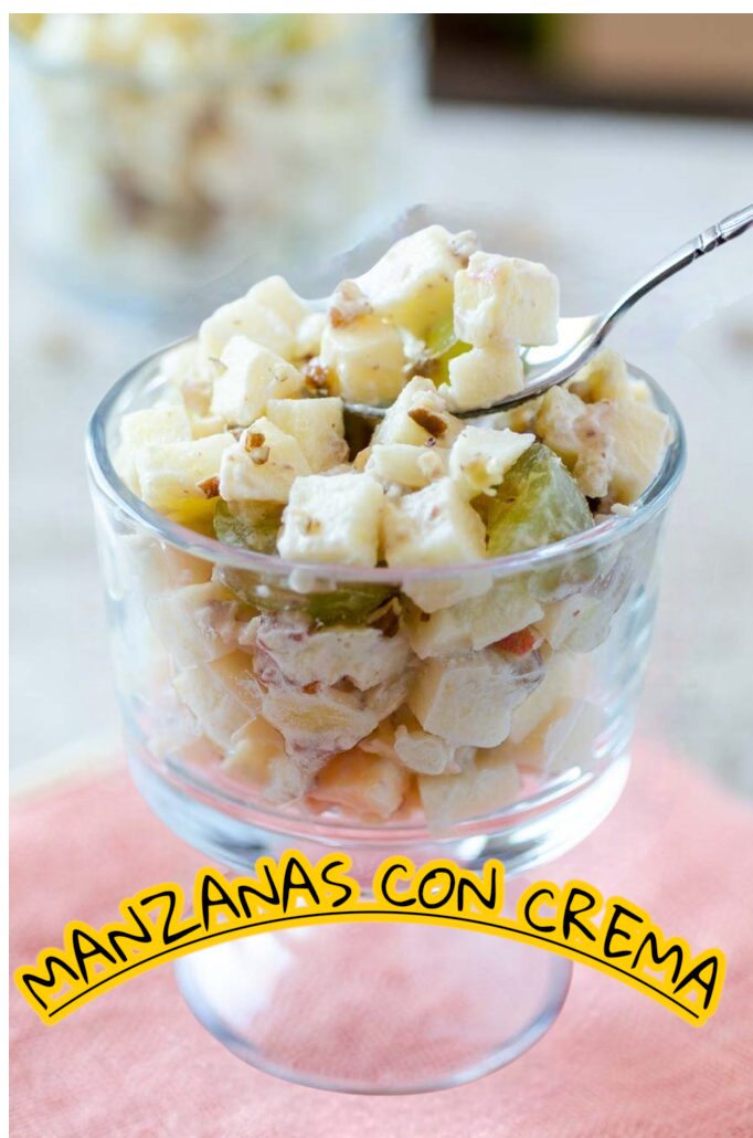Manzana con Crema